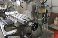 Sharp OMV Knee Mill with Acu-Rite CNC Control, Coolant Mister, Kurt Power Drawbar, Work Light