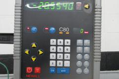 Milltronics Partner HML1660 16" x 60" Engine Lathe with Newall 2-Axis Digital Readout, 3-Jaw Chuck, Collet Chuck, Tailstock, and more.