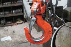 CM 500lb Capacity Manual Chain Hoist with Trolley and Approx 10' Beam