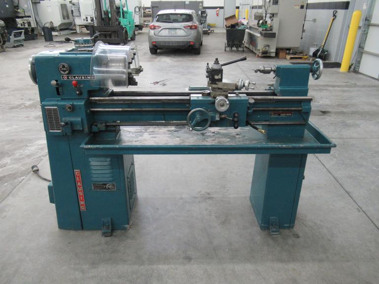 Clausing Model 5914 12" x 36"  Engine Lathe, Variable Speed with Taper Attachment, 3-Jaw Chuck, Tool Post