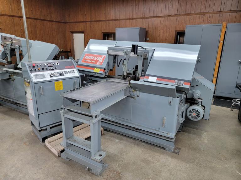 Marvel  Series 15 Model 15A9 15" x 20" Automatic Horizontal Bandsaw with Automatic Shuttle Vise, Variable Blade Blade Speed and Pressure, In-Base Coolant System