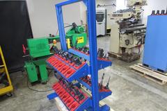 Lista 50-Taper Tool Holder Rack with (26) Cat 50 Tool Holders