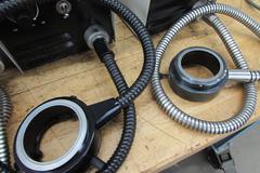 (4) Dolan-Jenner Variable Light Sources with Fiber Optic Ring Lights