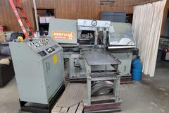 Marvel  Series 15 Model 15A4/M1 15" x 20" Automatic Horizontal Bandsaw with Automatic Shuttle Vise, Variable Blade Blade Speed and Pressure, In-Base Coolant System
