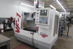 Haas VF-1 CNC Vertical Machining Center with 4th Axis Drive, 2-Speed Gearbox, P-Cool and More