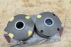 (2) Zagar 5C Pneumatic Collet Fixtures Mounted on Fixture Plate