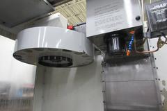 Haas VF-1 CNC Vertical Machining Center with 4th Axis Drive, 2-Speed Gearbox, P-Cool and More