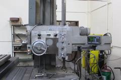 Toshiba Shibaura (Kohema) KTB-85 Table Type Horizontal Boring Mill with 3.35" 50-Taper Spindle, Mitutoyo 3-Axis DRO, Built-In Rotary Table and More