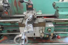 Harrison M300 13" x 28" Engine Lathe with 5C Lever Closer, 6-Jaw Chuck, Aloris Tool Post, Turret Attachment, Tailstock