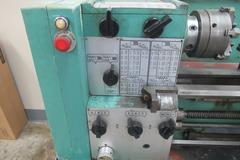 Harrison M300 13" x 28" Engine Lathe with 5C Lever Closer, 6-Jaw Chuck, Aloris Tool Post, Turret Attachment, Tailstock