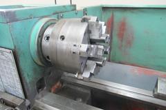 Harrison M300 13" x 28" Engine Lathe with 5C Lever Closer, 6-Jaw Chuck, Aloris Tool Post, Turret Attachment, Tailstock