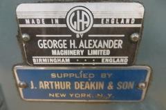 George H Alexander (GHA) Tool & Cutter Grinder, Assorted Collets, Grinding Wheels & More!