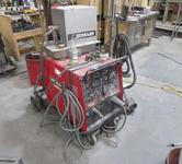 Lincoln Electric Square Wave TIG 275 Torch, Bernard Chiller, Cart