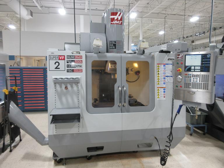 Haas VF2 SS CNC Vertical Machining Center with 4th Axis Drive Thru