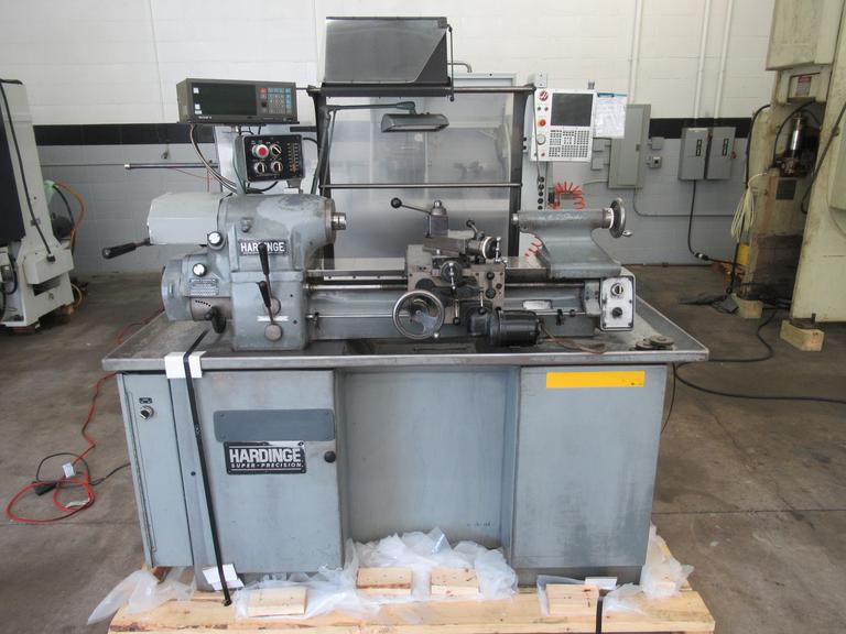 Hardinge HLVH Toolroom Lathe with Sony DRO, Inch Threading, 5C Collet