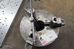 10" 3-Jaw Scroll Chuck, 2-3/4" Hole, Threaded Mount