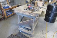 Rolling Wooden Bench