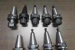 BT30 Taper ER20 Collet Type Tool Holders, (9)