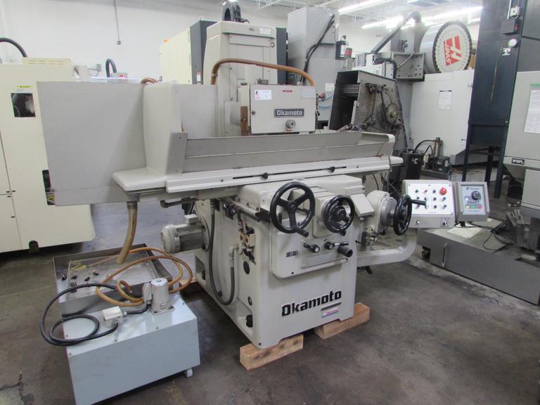 Okamoto 124Z 12" x 24" 3-Axis Hydraulic Surface Grinder with Incremental Downfeed, Electromagnetic Chuck and Coolant Tank