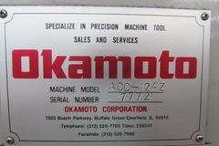 Okamoto 124Z 12" x 24" 3-Axis Hydraulic Surface Grinder with Incremental Downfeed, Electromagnetic Chuck and Coolant Tank