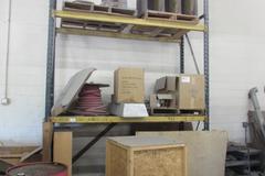 (1) Section of Pallet Racking Consisting of (2) 172" x 42" Uprights adn (4) 9' Beams