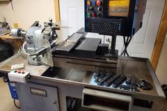 Hardinge Omniturn CNC Gang Style Chucker with Pneumatic Collet Closer, Parts Catcher, Tooling Blocks & More