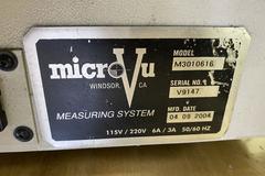 Micro-Vu Vector Model M3010616 6" x 6" x 6" Video Inspection Machine with PC and Software