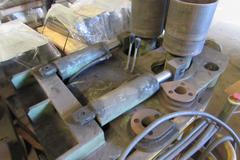 Heller 303 PH Angle Roll With Dies, Control Pedestal With Foot Switch, Hydraulic Roll Adjustment