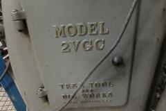 Tree 2VGC Vertical Knee Mill with , 6" Mill Vise, Power Table and Cross Feed, Collets and Drill Chuck