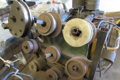 Heller 303 PH Angle Roll With Dies, Control Pedestal With Foot Switch, Hydraulic Roll Adjustment