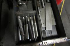 10-Drawer Cabinet With Contents, Collets, Fasteners, Clamping Hardware, Endmills
