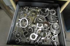5 Drawer Cabinet and Contents: Pin Gages Arbors and More