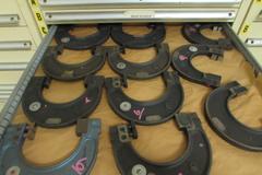 Machines Used | 9-Drawer Cabinet with Contents. Snap Gages, Micrometers ...