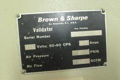 Brown & Sharpe Validator Coordinate Measuring Machine With Renishaw TP-1S 