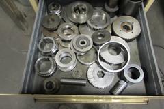 5 Drawer Cabinet and Contents: Pin Gages Arbors and More