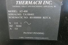 Thermach AT-400 Twin Wire Arc Spray System