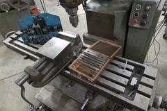 Tree 2VGC Vertical Knee Mill with , 6" Mill Vise, Power Table and Cross Feed, Collets and Drill Chuck