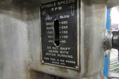 Tree 2VGC Vertical Knee Mill with , 6" Mill Vise, Power Table and Cross Feed, Collets and Drill Chuck