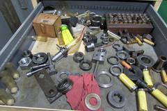 5 Drawer Cabinet and Contents: Pin Gages Arbors and More