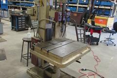 Avey #2 Drill Press, 25' Geared Head, Power Quill Feed, Adjustable Table Height
