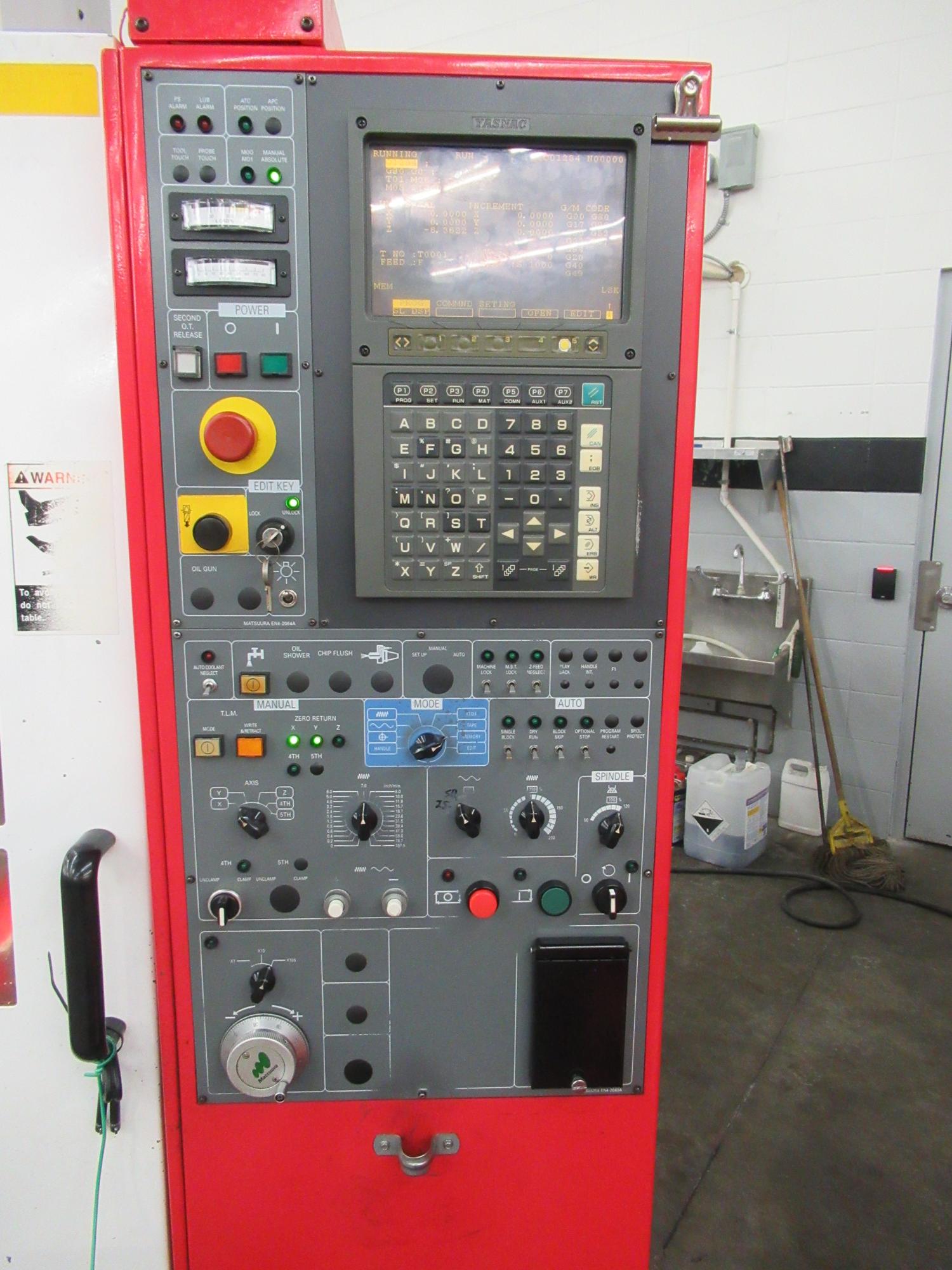 Machines Used | Matsuura MC-510VG CNC Vertical Machining