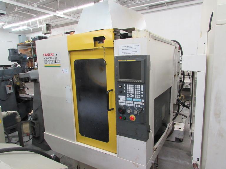 Fanuc Robodrill T21iD CNC Vertical Machining Center with Automatic Pallet Changer and Robotic Load/Unload