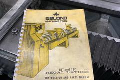 Leblond Regal 19"x54" Engine Lathe With Servo Shift, Acu-Rite DRO, Tool Holders, 10" 3 Jaw Chuck, Tailstock, Aloris Tool Post,Tool Holders,  Backsplash Shield