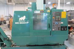 Matsuura MC-800VF CNC Vertical Machining Center with Yasnac i-80 CNC Control, 30-Station Tool Changer, Chip Conveyor, Spindle Chiller