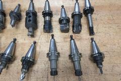 CAT40 Tool Holders Variety of Types, Inserted Tooling and Brown & Sharp Indicator with Holder, SPI Coaxial Indicator