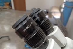 AmScope Stereo Zoom Microscope with Camera, Light Sources and Cart