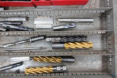 Miscellaneous Cutting Tools, Inserted End Mills and Chamfer Mills, Carbide/HSS Endmills, HSS Taps