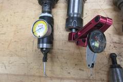 CAT40 Tool Holders Variety of Types, Inserted Tooling and Brown & Sharp Indicator with Holder, SPI Coaxial Indicator