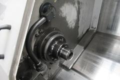 Daewoo Puma 2500SY CNC Turning Center with Live Milling, Full C-Axis on Main and Sub-Spindle, SMW Spacesaver 2100 Barfeed