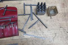 Measuring Tools, Digital Calipers and Micrometer, 1" Travel Indicators, Telescoping Hole Gauges, Number Stamp Set